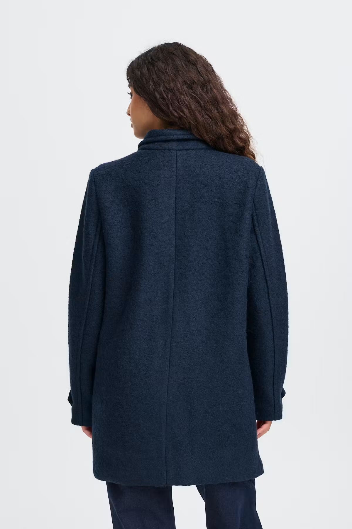 CAPPOTTO STIPA BLU NAVY