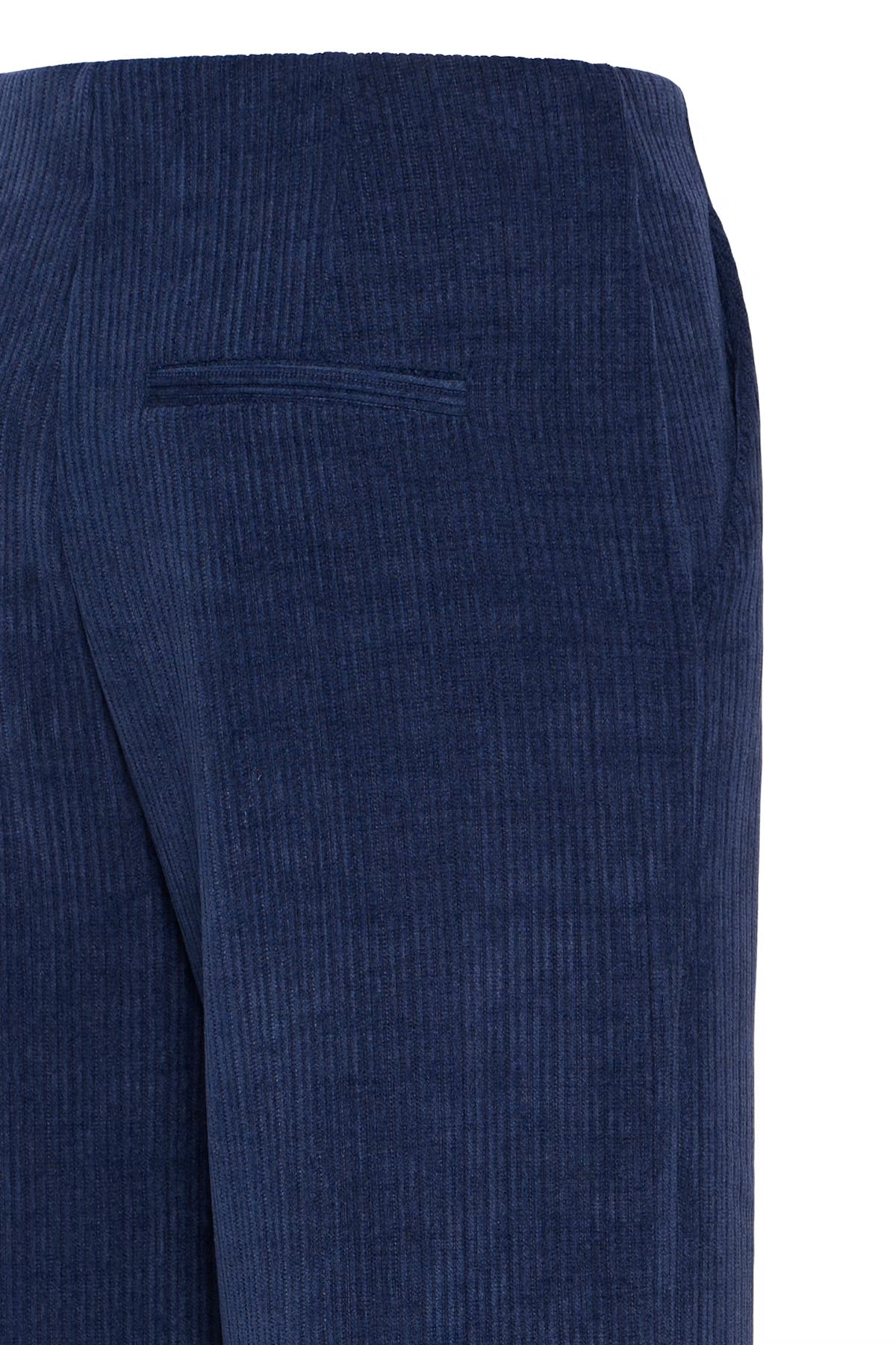 PANTALONE VELLUTO BLU