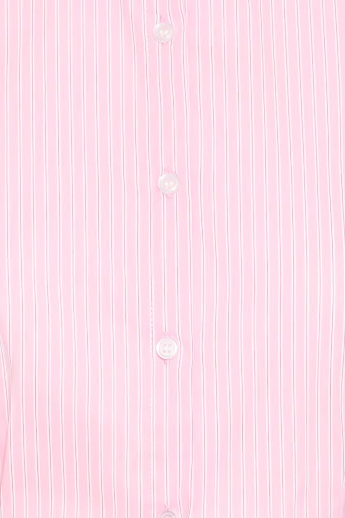 CAMICIA RIGHE ROSA ICHI
