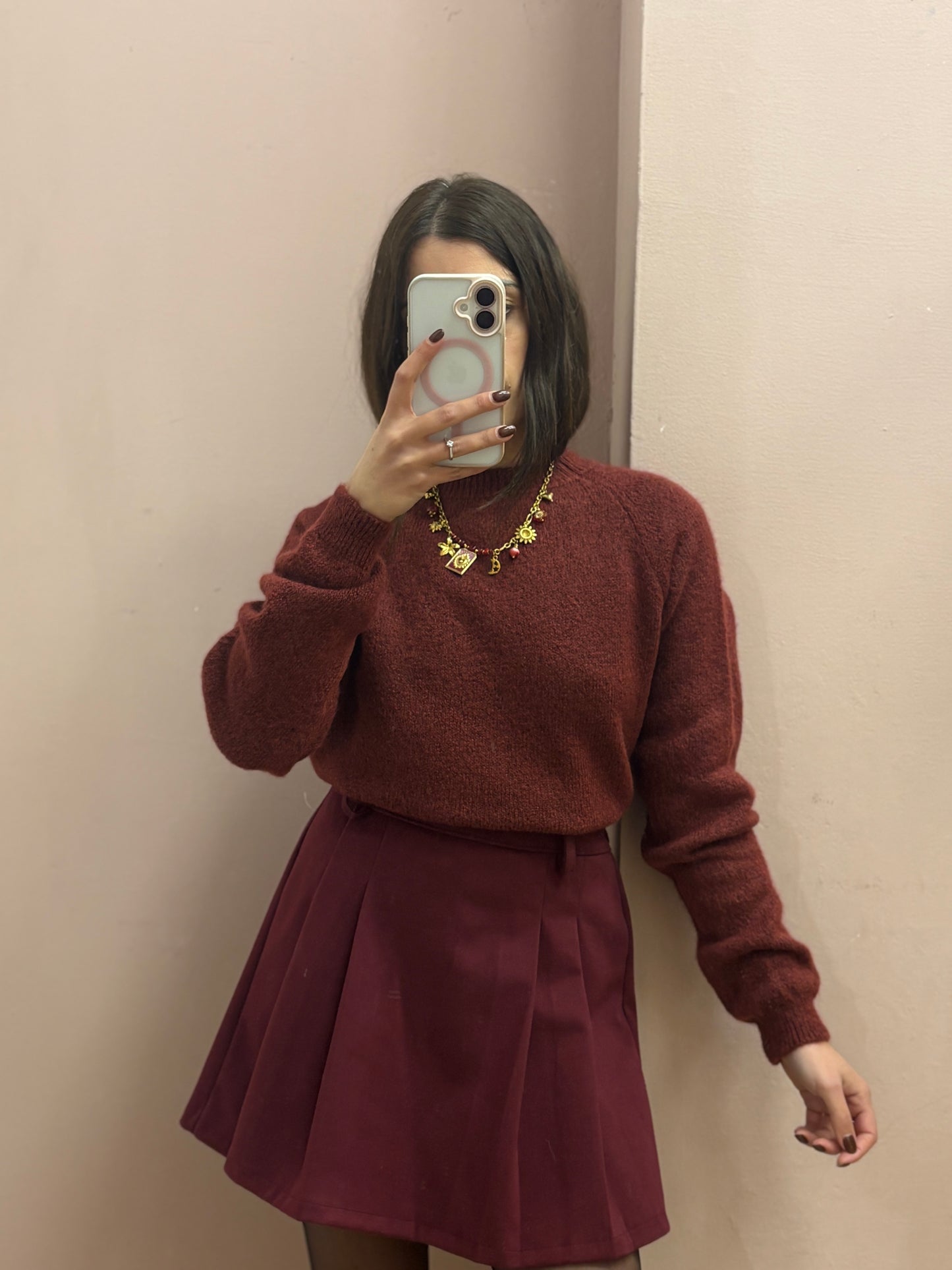 MAGLIONE BURGUNDY KELLY