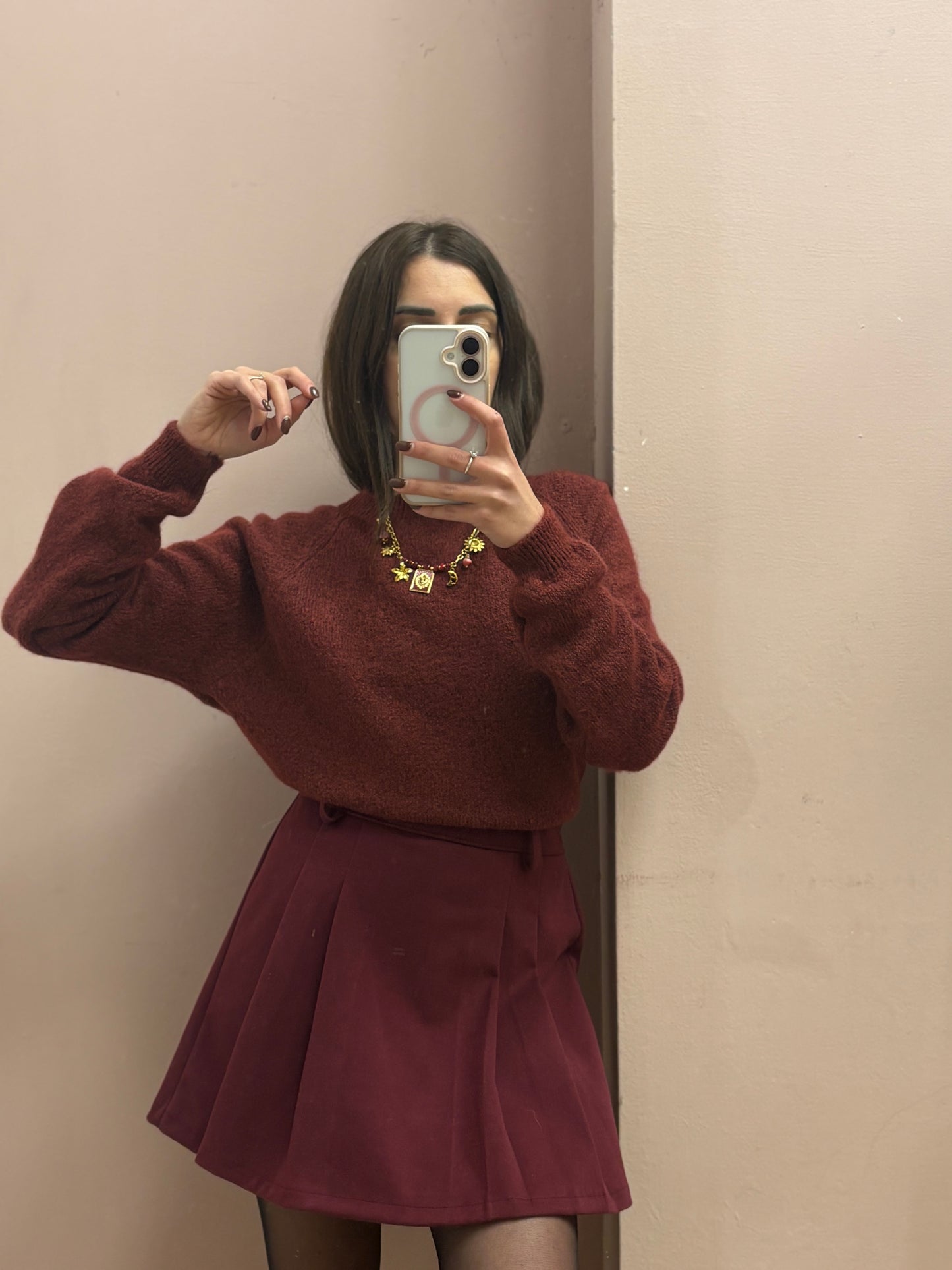 MAGLIONE BURGUNDY KELLY