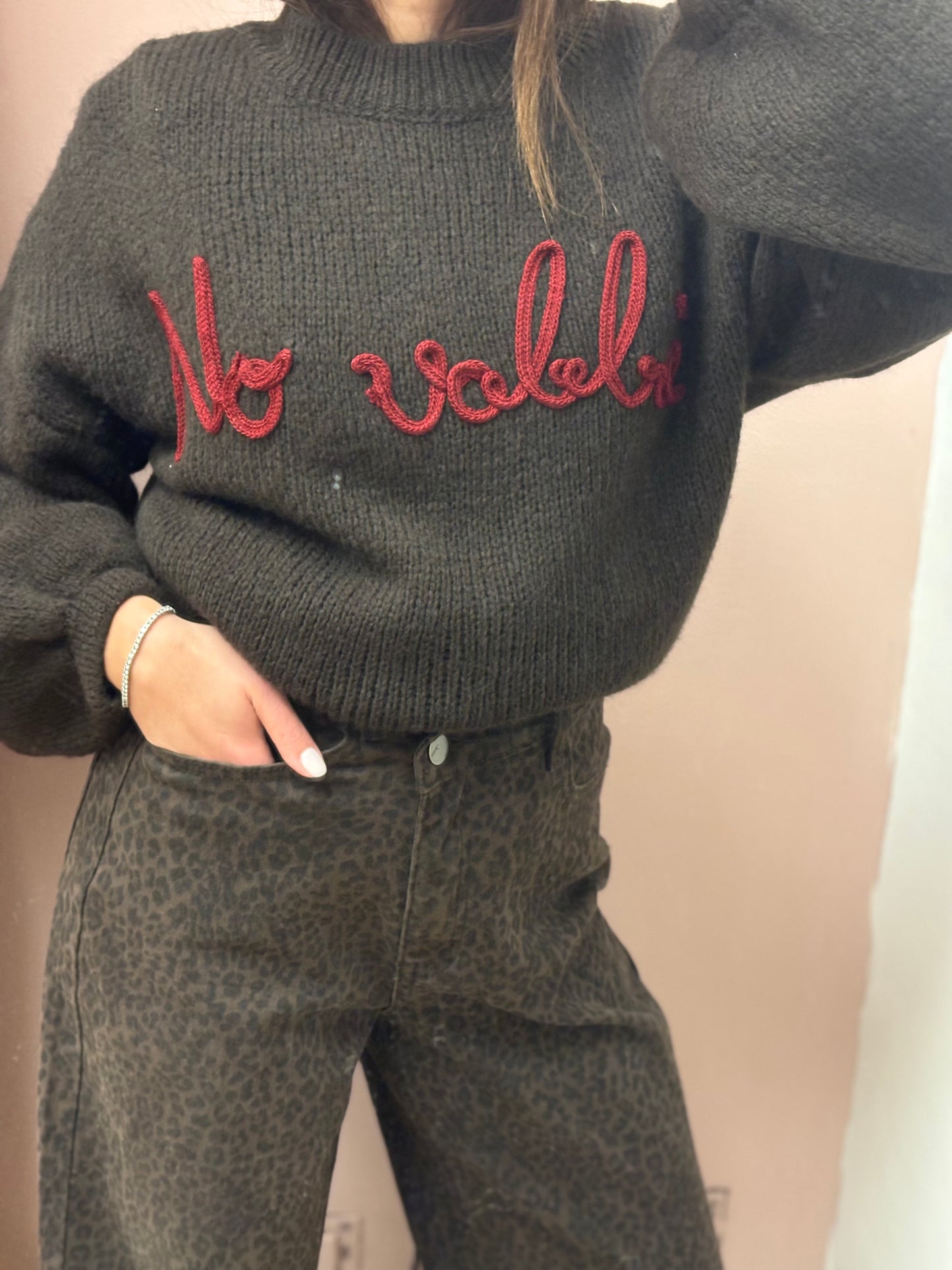 MAGLIONCINO NO VABBÈ MARRONE