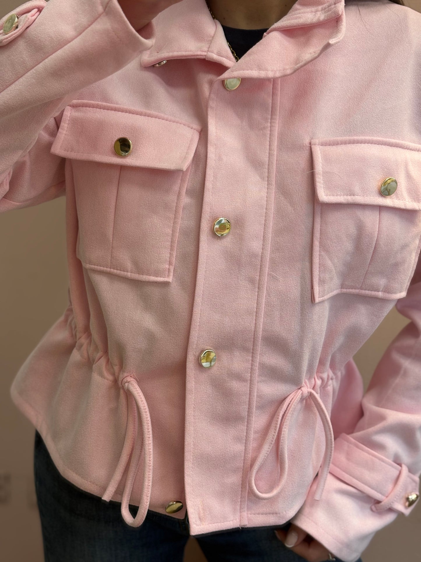 GIUBBINO CAMOSCIO ROSA