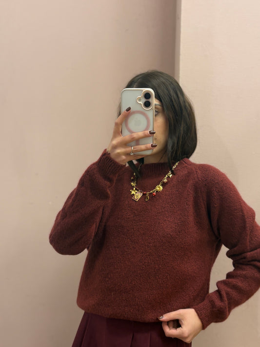 MAGLIONE BURGUNDY KELLY