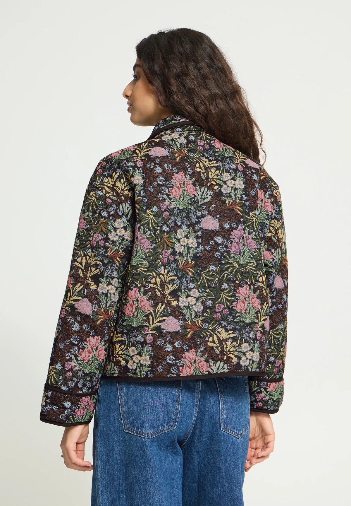 GIUBBINO JACQUARD FLOWERS