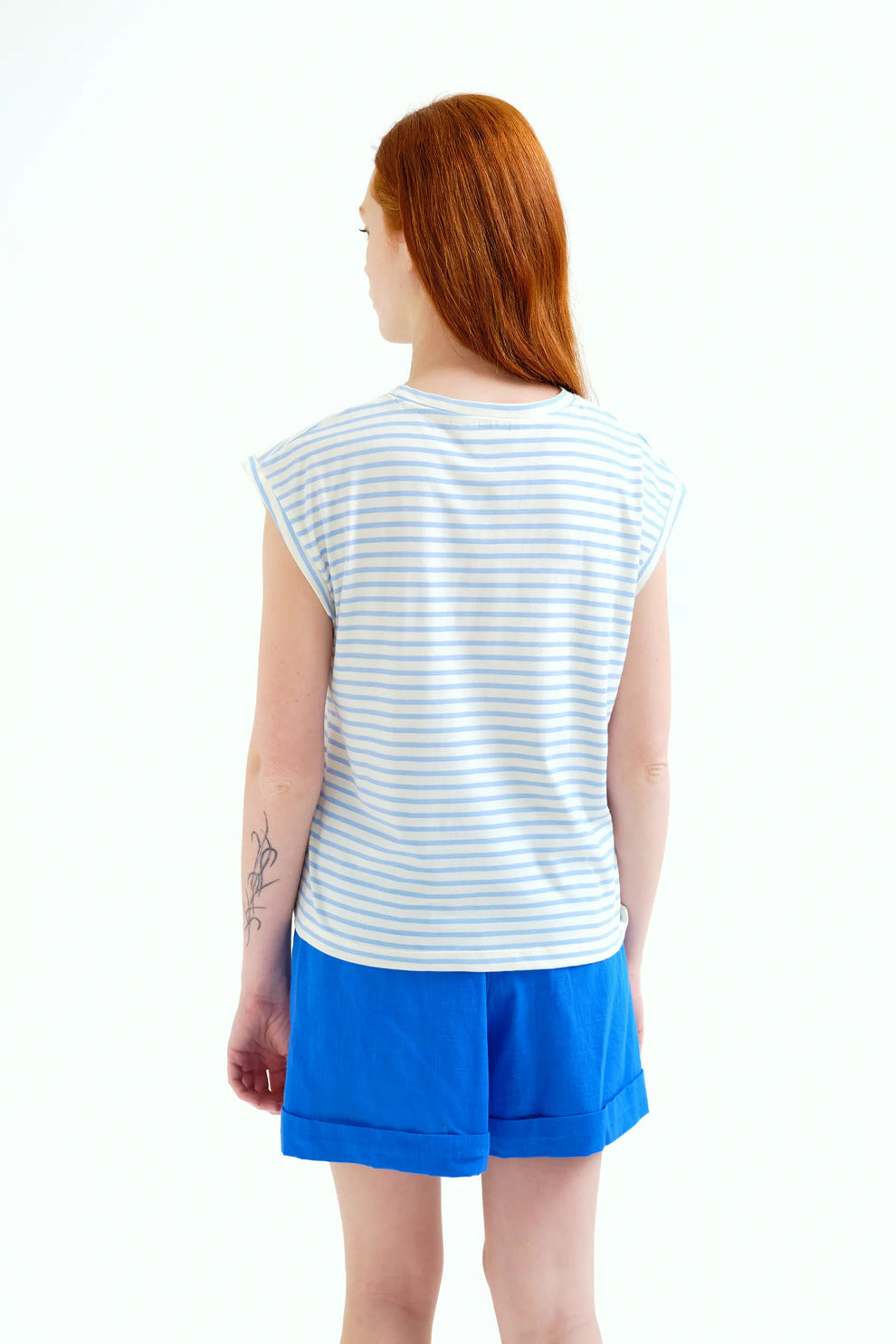 T-SHIRT PALMA A RIGHE