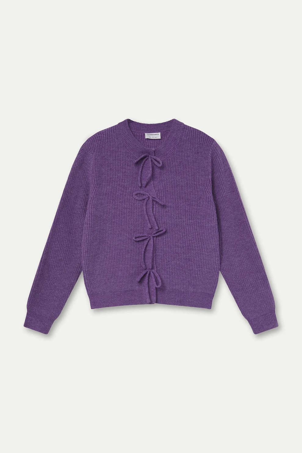 MAGLIONE FIOCCHI VIOLA