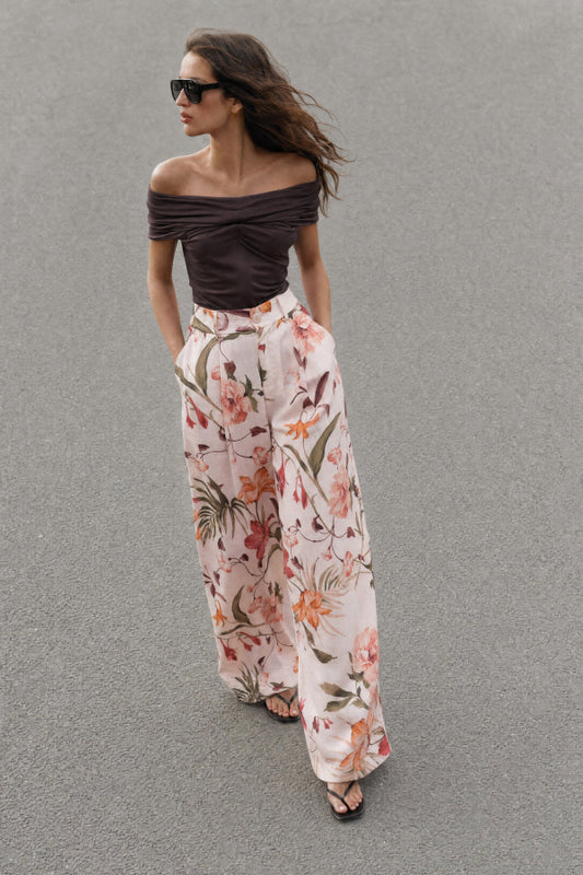 PANTALONE FIORATO LUMINA