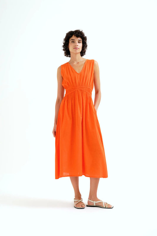 ABITO MIDI ARANCIONE COMPANIA FANTASTICA