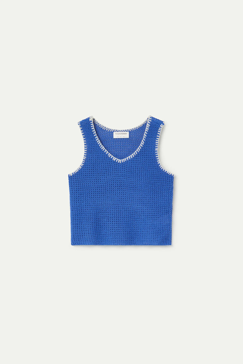 TOP CROCHET AZZURRO
