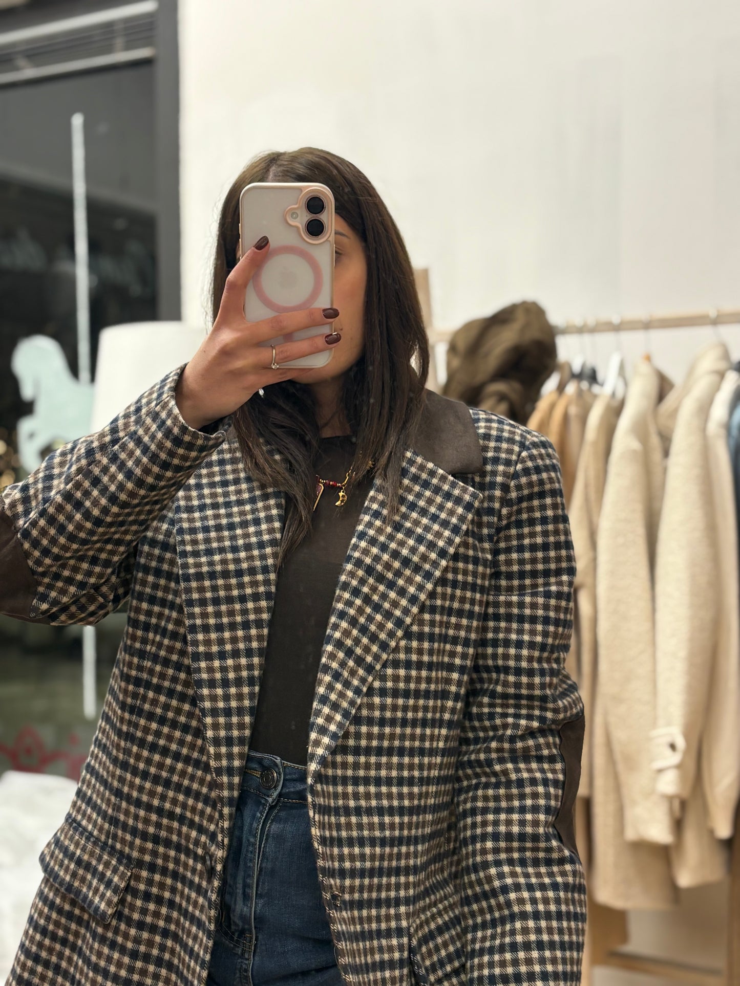 BLAZER SCACCO MARRONE