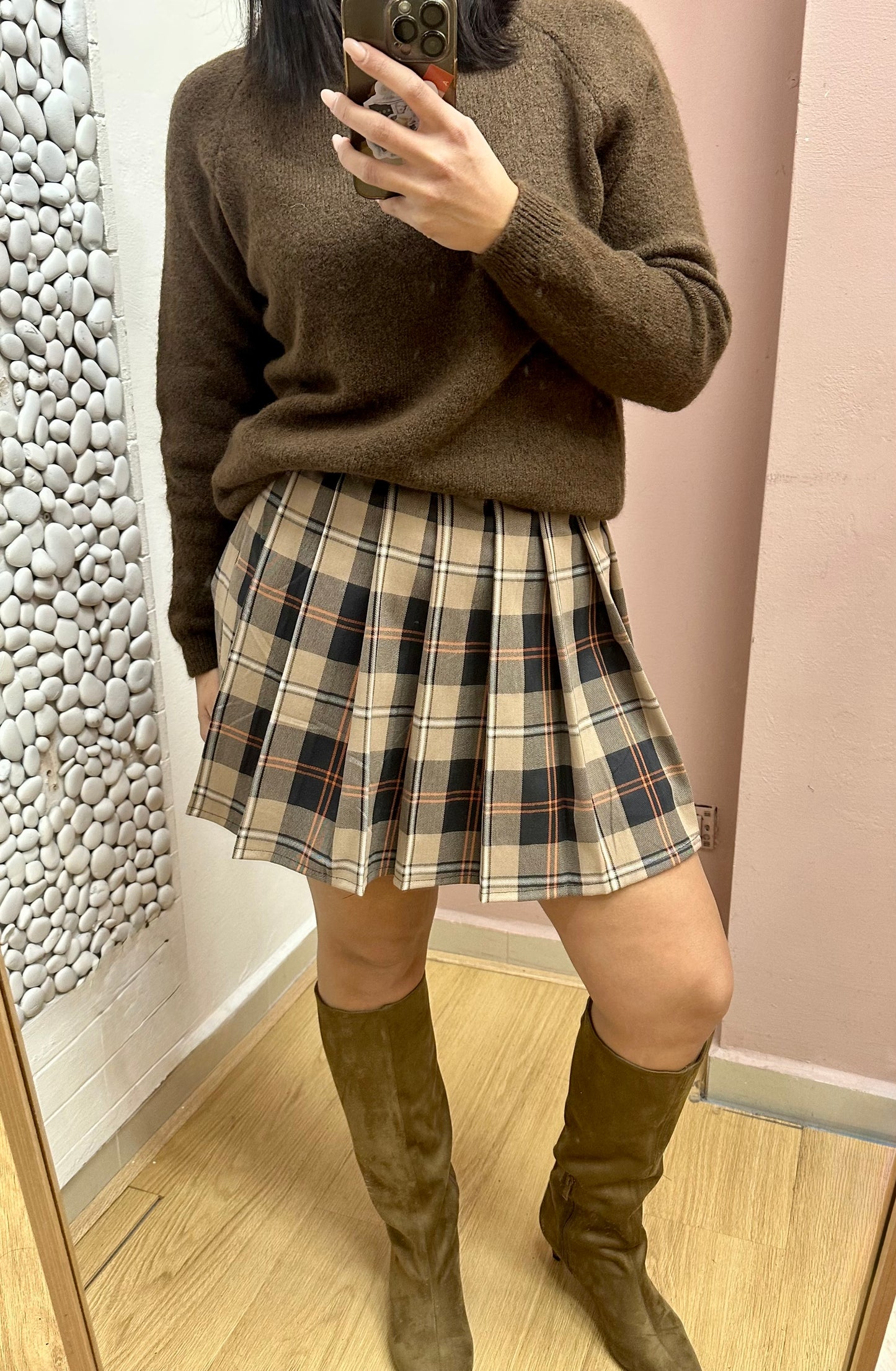 MINI GONNA A SCACCHI