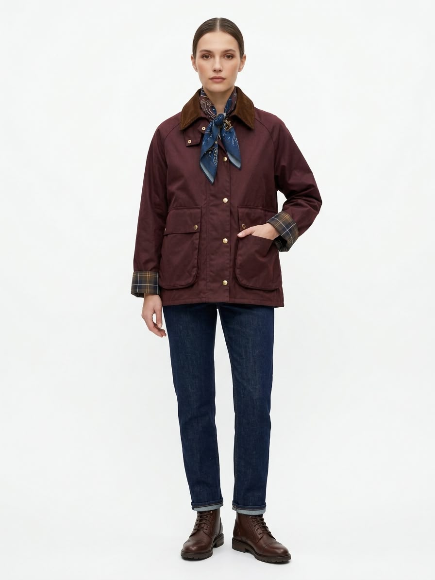 GIACCA GALWAY BURGUNDY