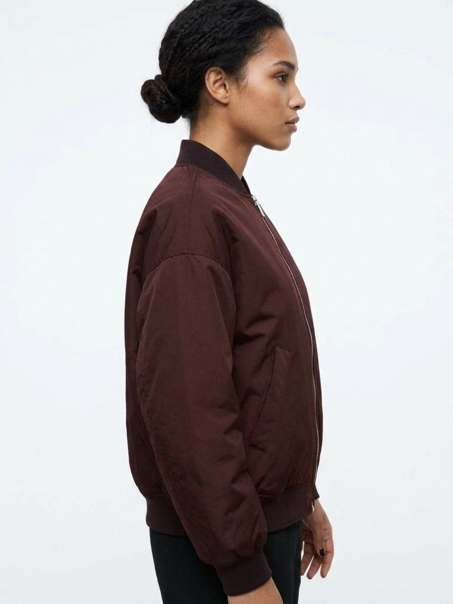 BOMBER BORDEAUX