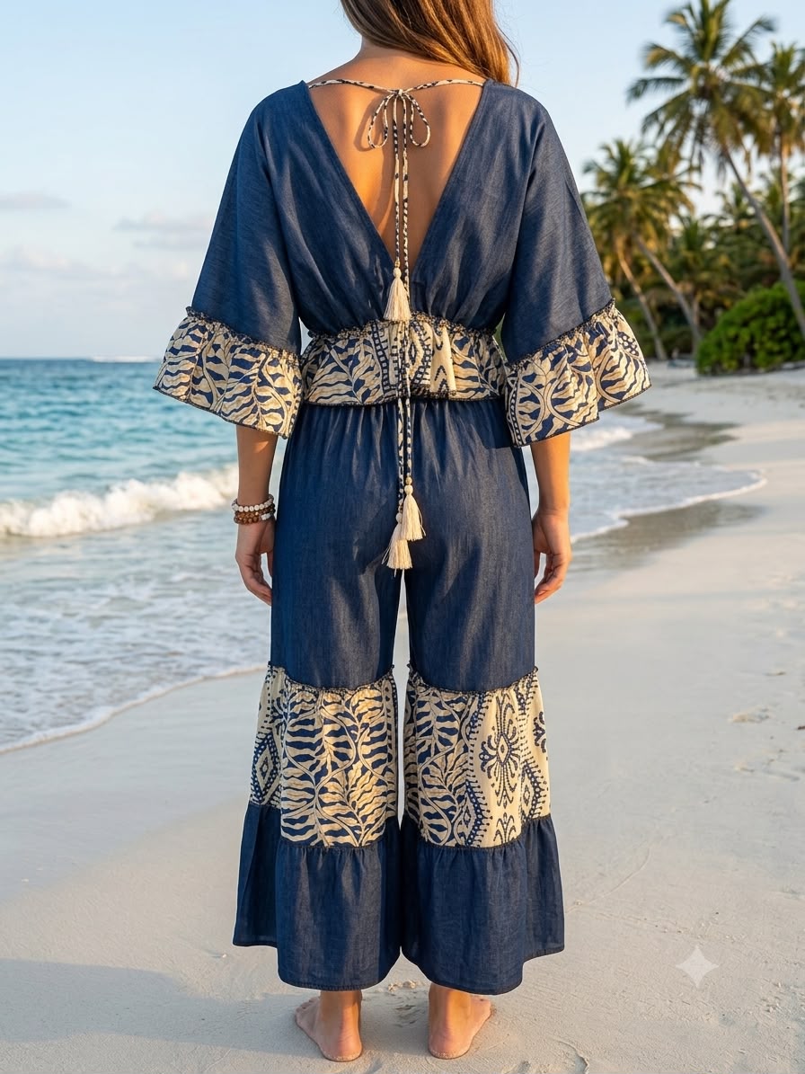 COORD SET DENIM GRECIA