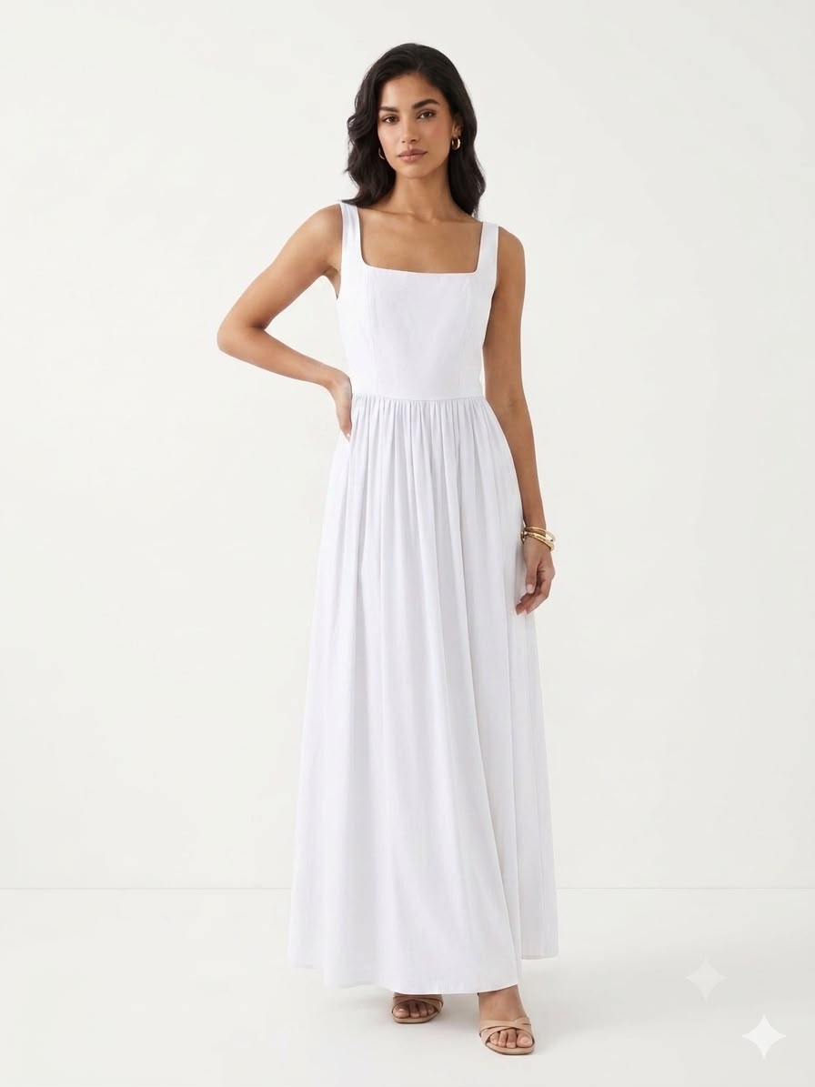 ABITO BIANCO DAISY CON FIOCCO